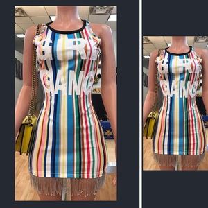 Women fringe dress